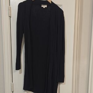 LOFT Dark Blue Open Front Cardigan